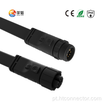 M16 DP-02 Conector à prova d&#39;água com porca de nylon